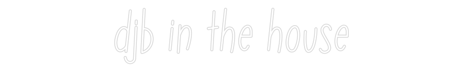 Anpassad neon: djb in the ho...