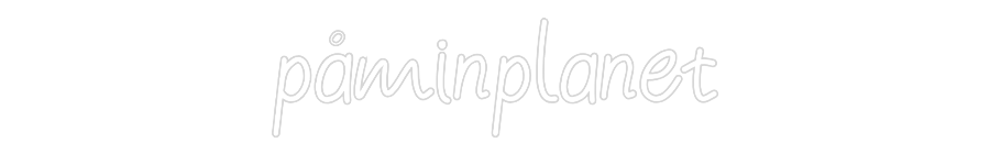 Anpassad neon: påminplanet