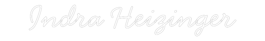 Anpassad neon: Indra Heizinger