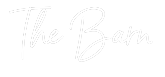 Anpassad neon: The Barn