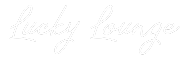 Anpassad neon: Lucky Lounge