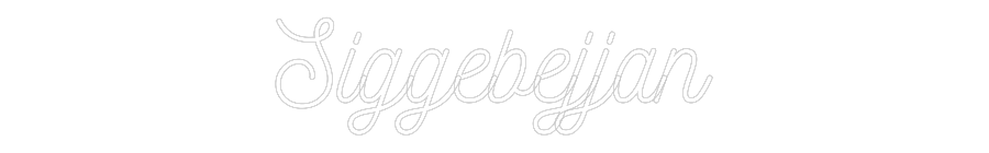 Anpassad neon: Siggebejjan