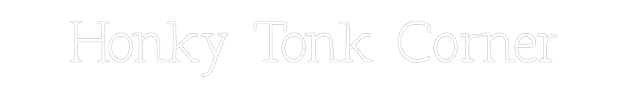 Anpassad neon: Honky Tonk Co...