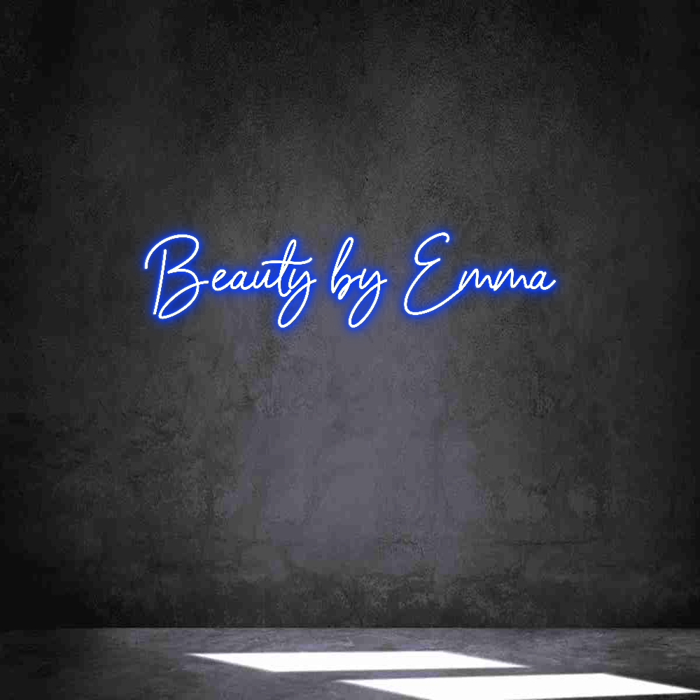 Anpassad neon: Beauty by Emma