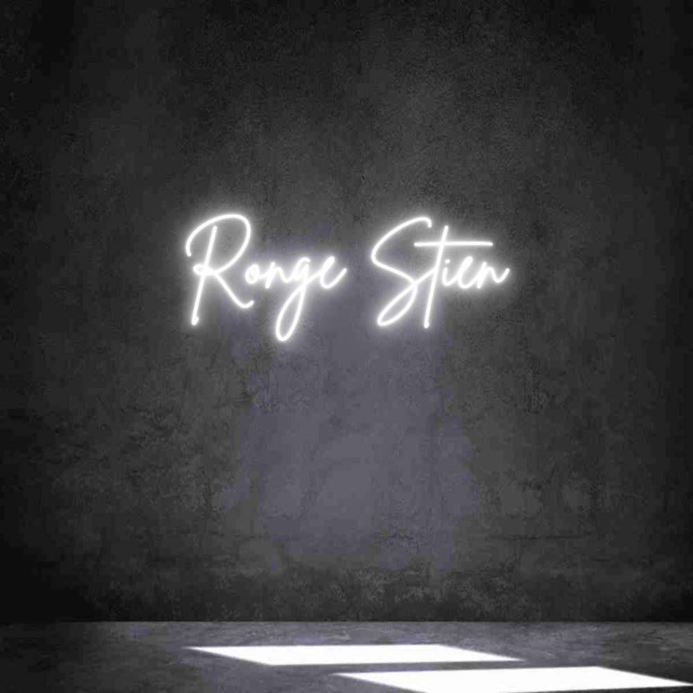 Anpassad neon: Ronge Stien