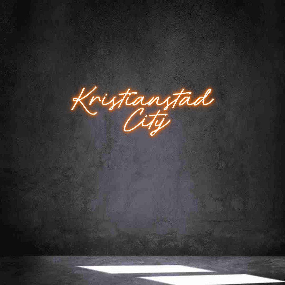 Anpassad neon: Kristianstad ...