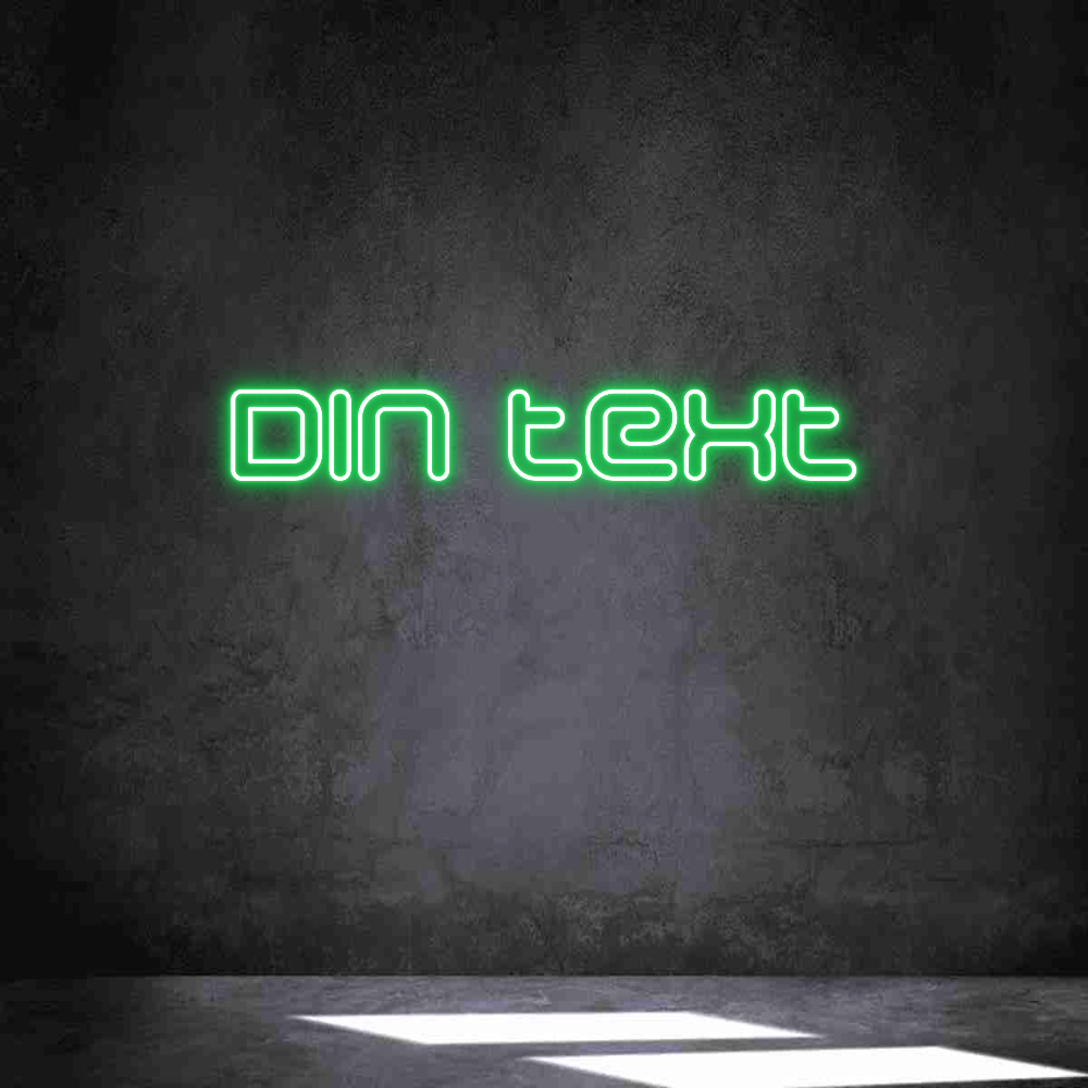 Anpassad neon: Din text