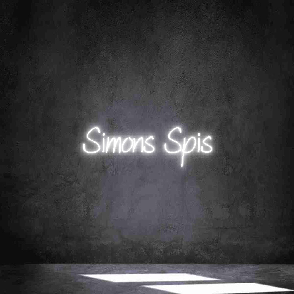 Anpassad neon: Simons Spis