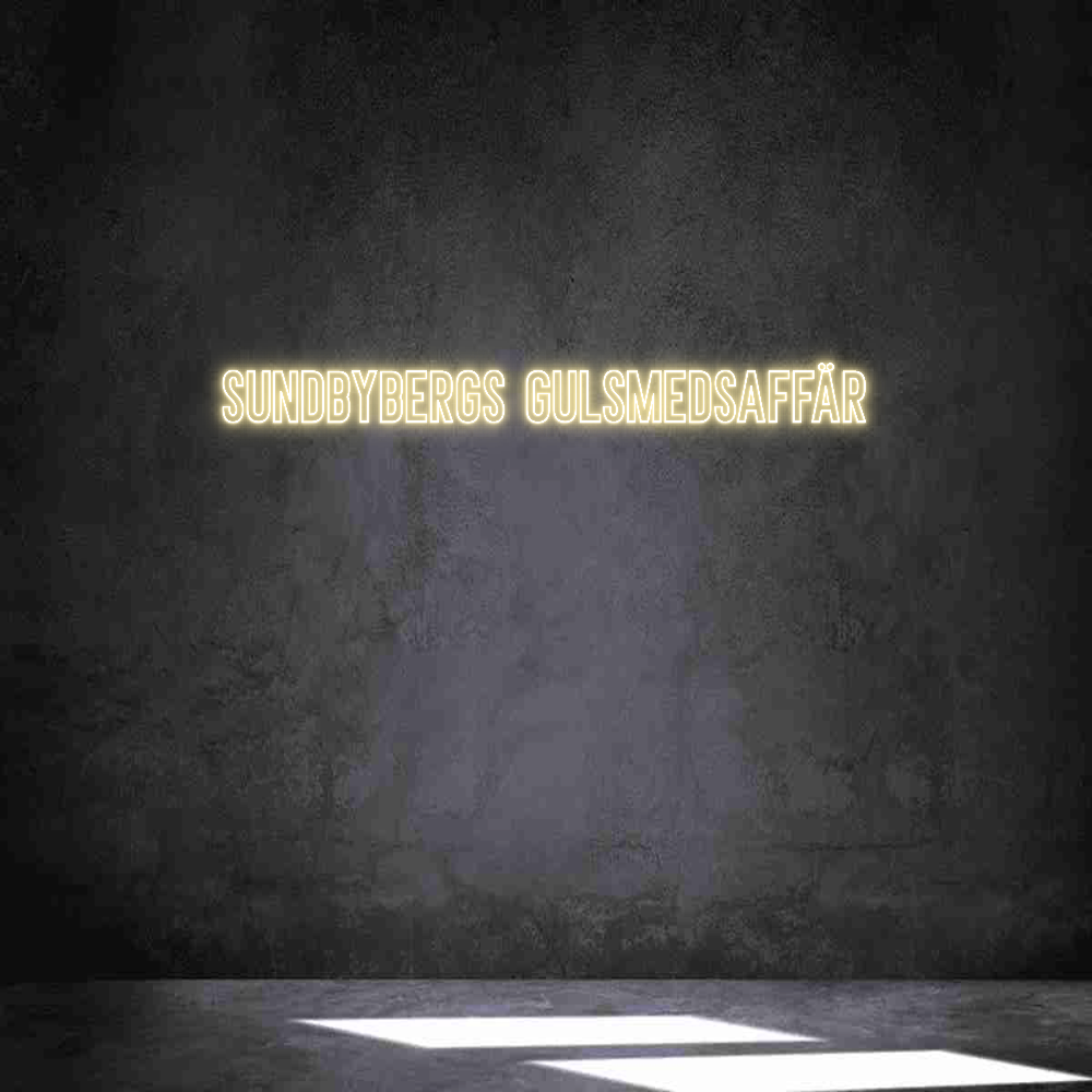 Anpassad neon: SUNDBYBERGS G...