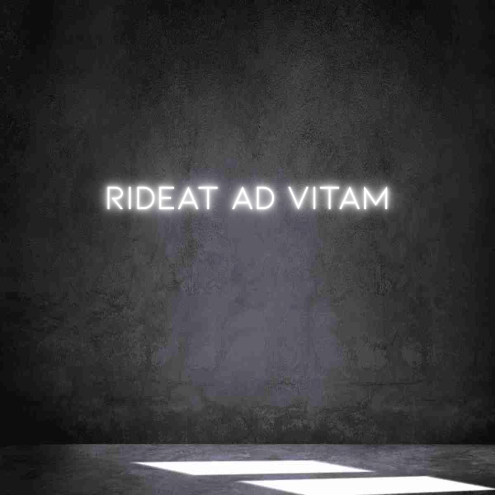 Anpassad neon: rideat ad vitam