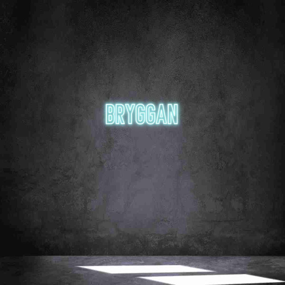 Anpassad neon: BRYGGAN