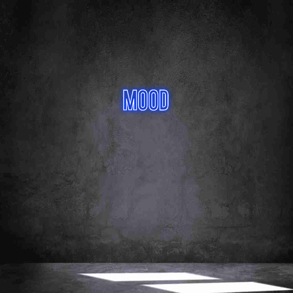Anpassad neon: mood