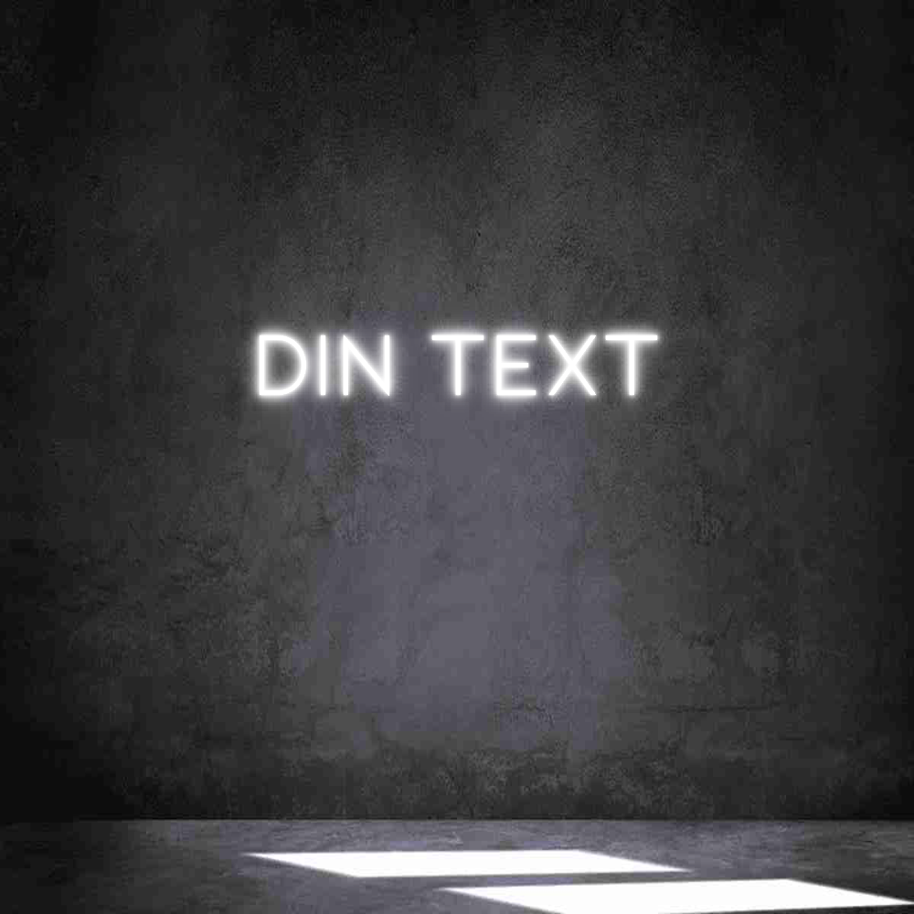 Anpassad neon: Din text