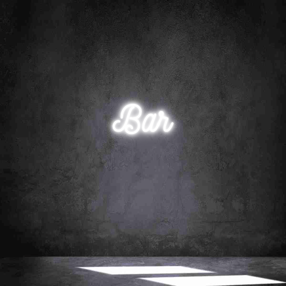 Anpassad neon: Bar