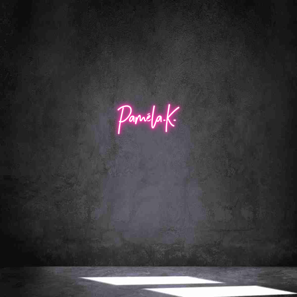 Anpassad neon: Paméla.K.