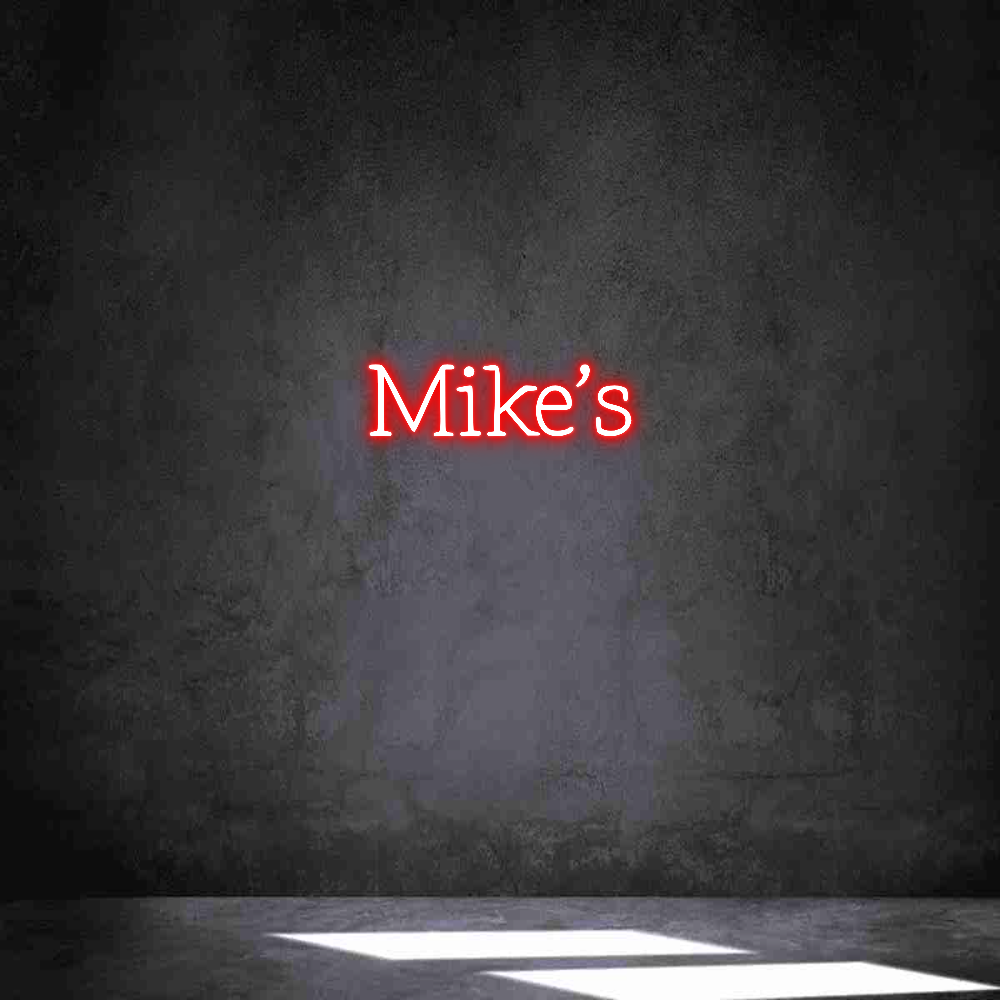 Anpassad neon: Mike's