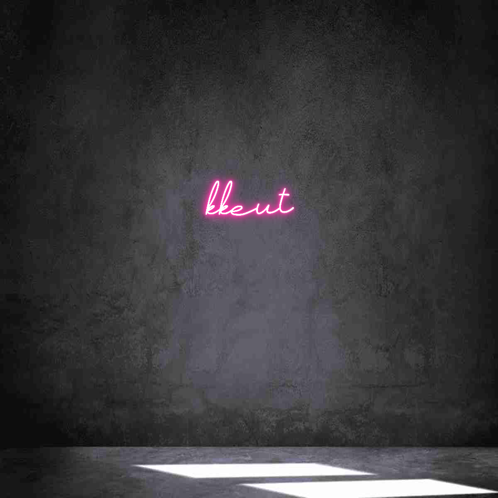 Anpassad neon: kkeut