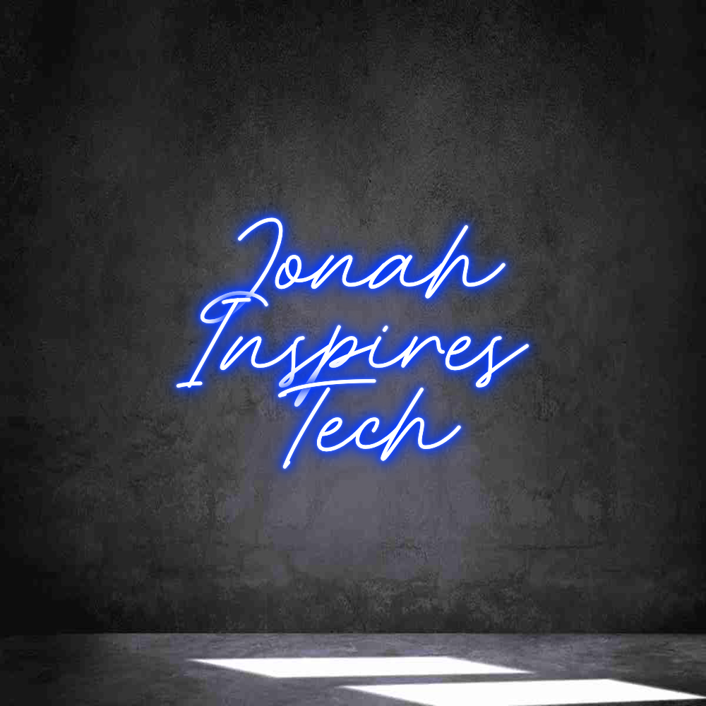 Anpassad neon: Jonah 
Inspi...
