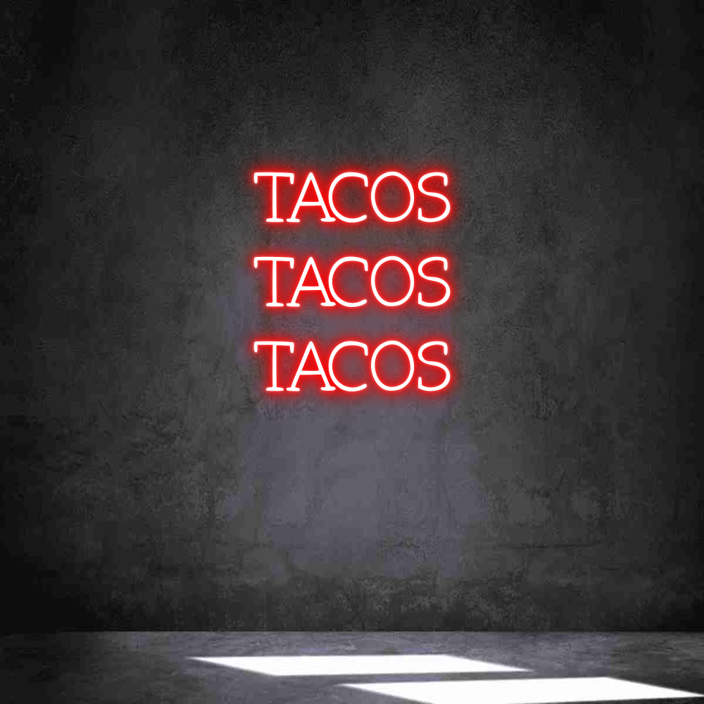 Anpassad neon: TACOS
TACOS...