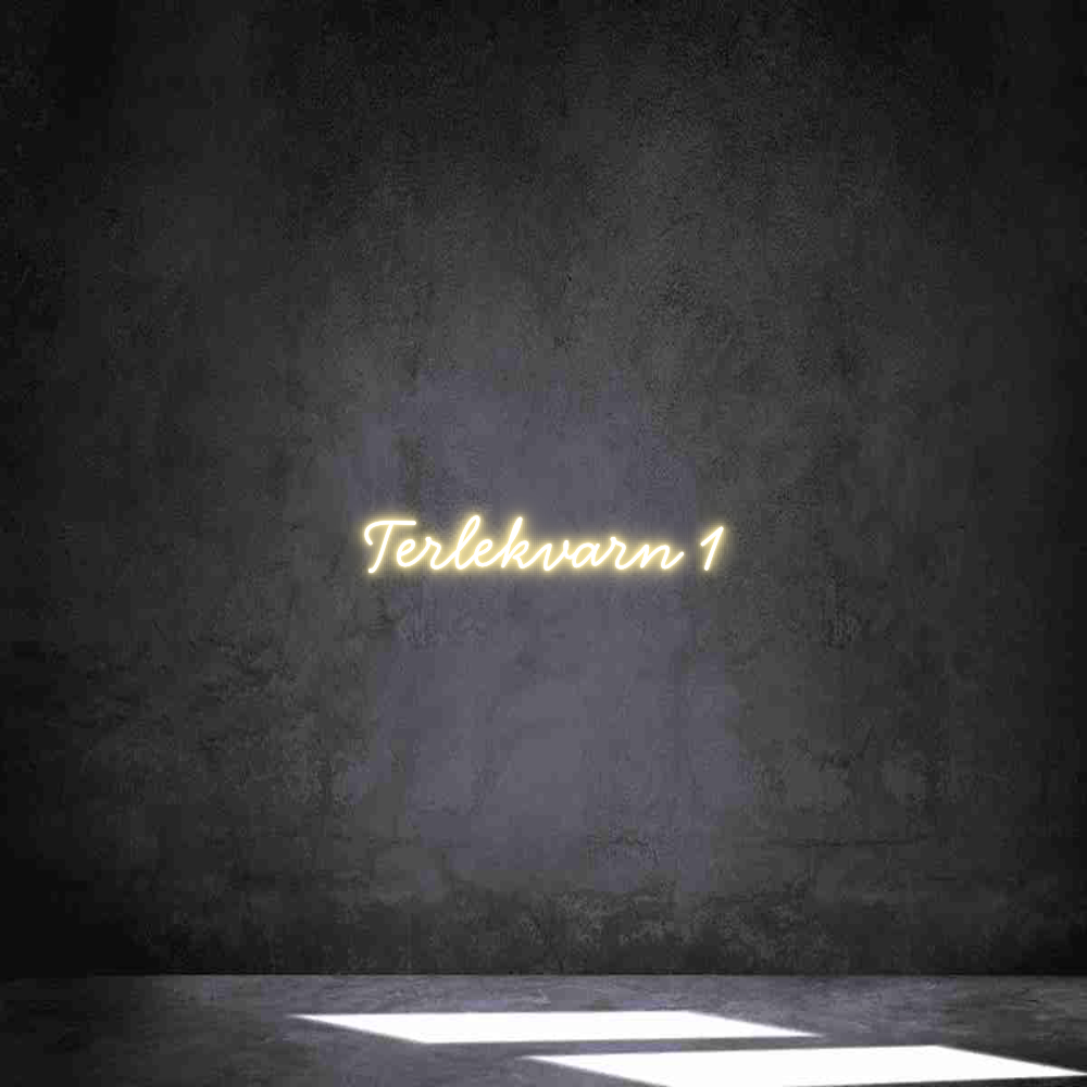 Anpassad neon: Terlekvarn 1