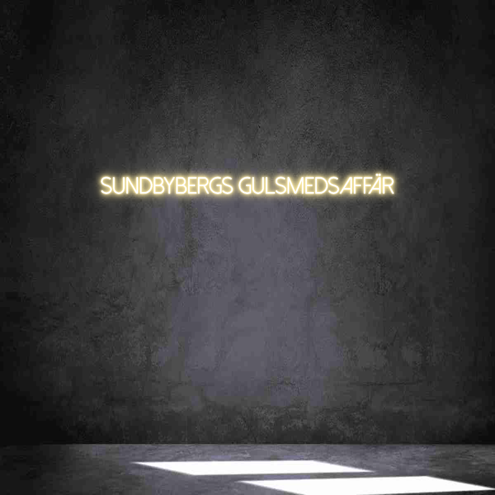 Anpassad neon: SUNDBYBERGS G...