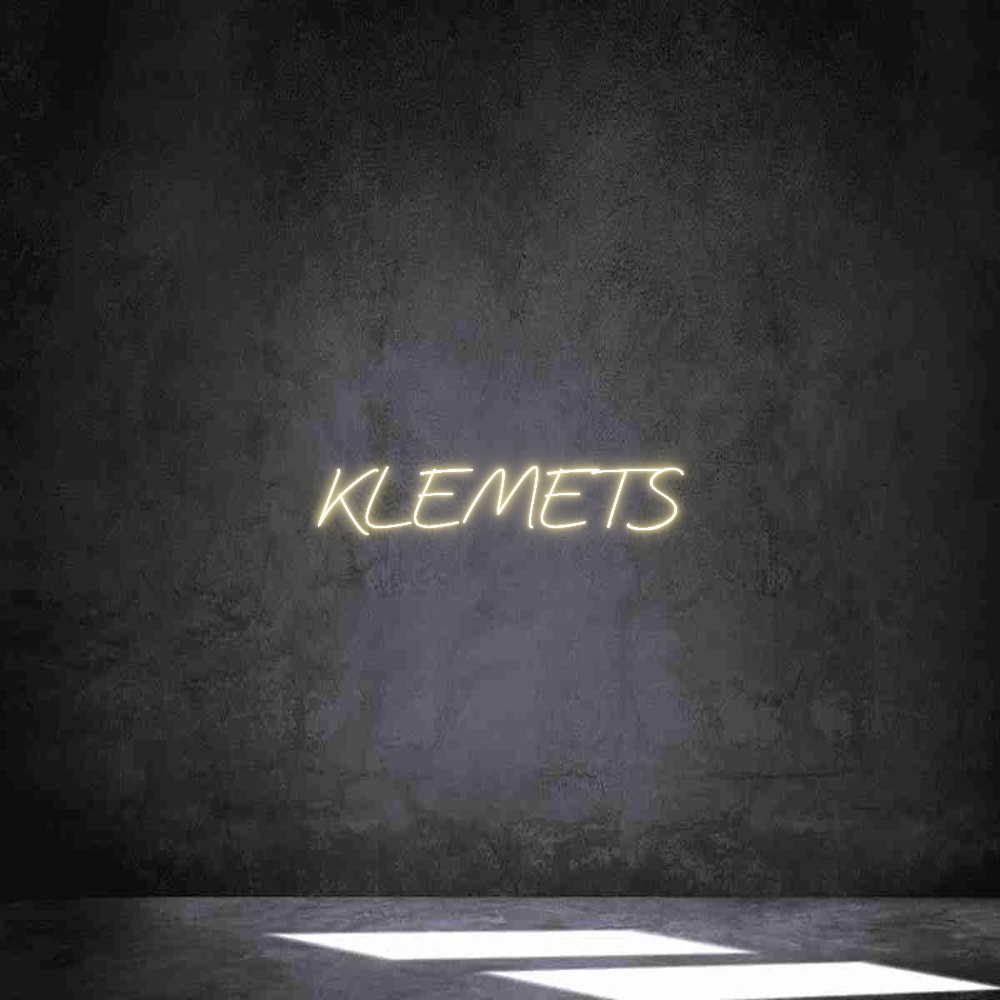 Anpassad neon: KLEMETS
