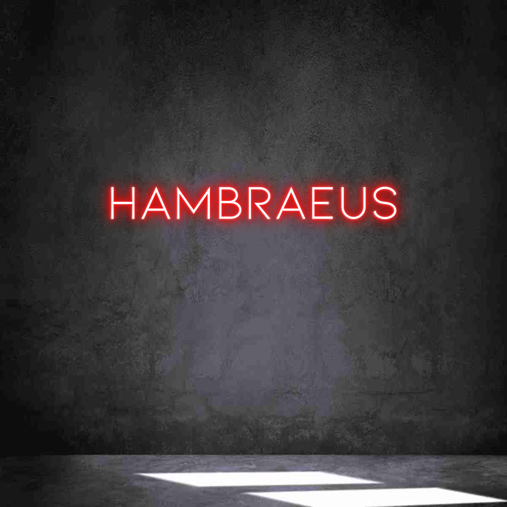 Anpassad neon: hambraeus