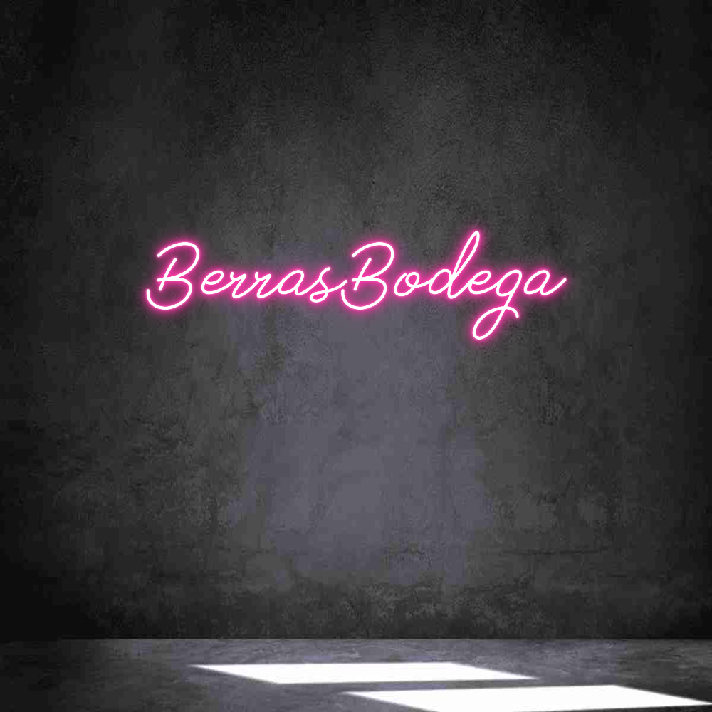 Anpassad neon: BerrasBodega
