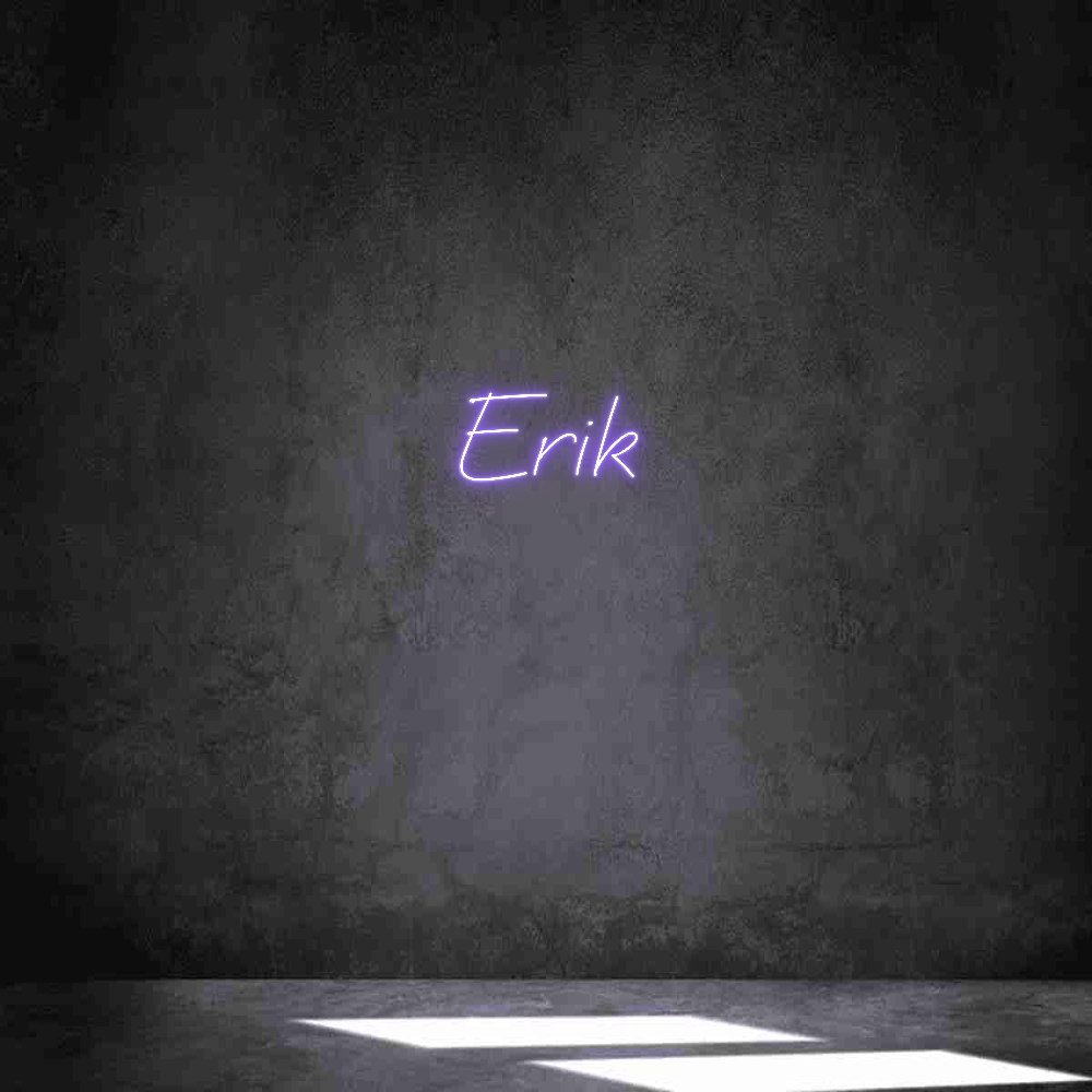 Anpassad neon: Erik