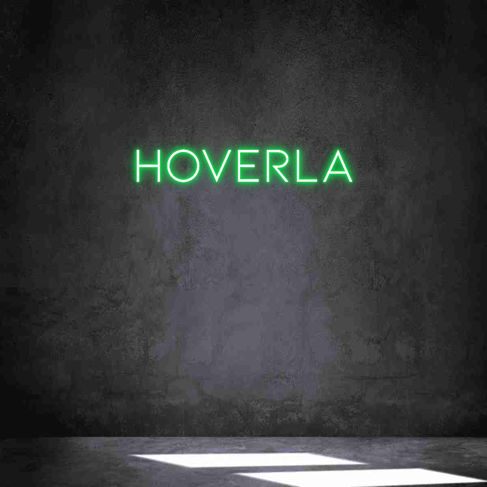 Anpassad neon: HOVERLA