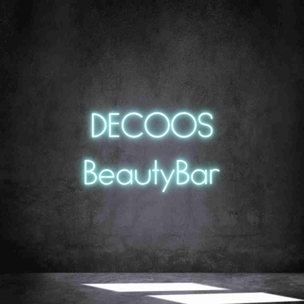 Anpassad neon: DECOOS 
Beau...