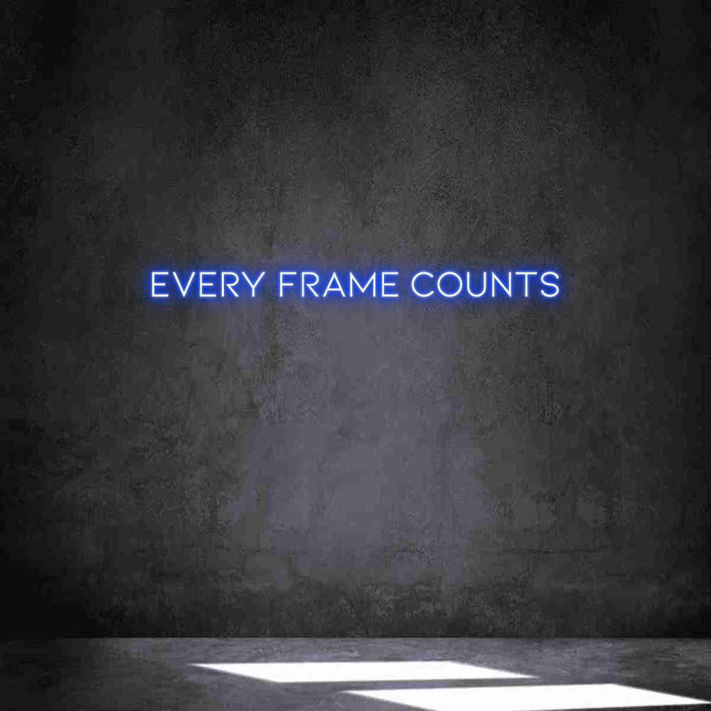 Anpassad neon: Every frame c...