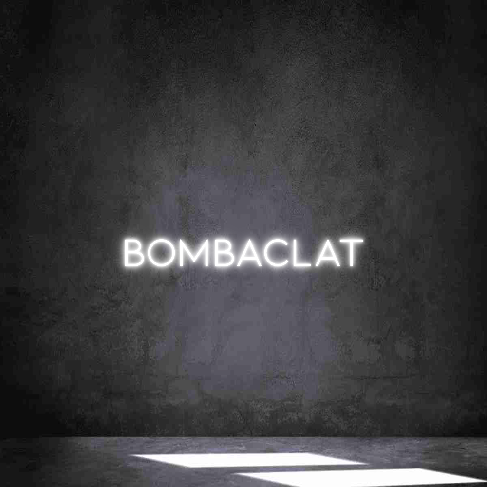 Anpassad neon: bombaclat