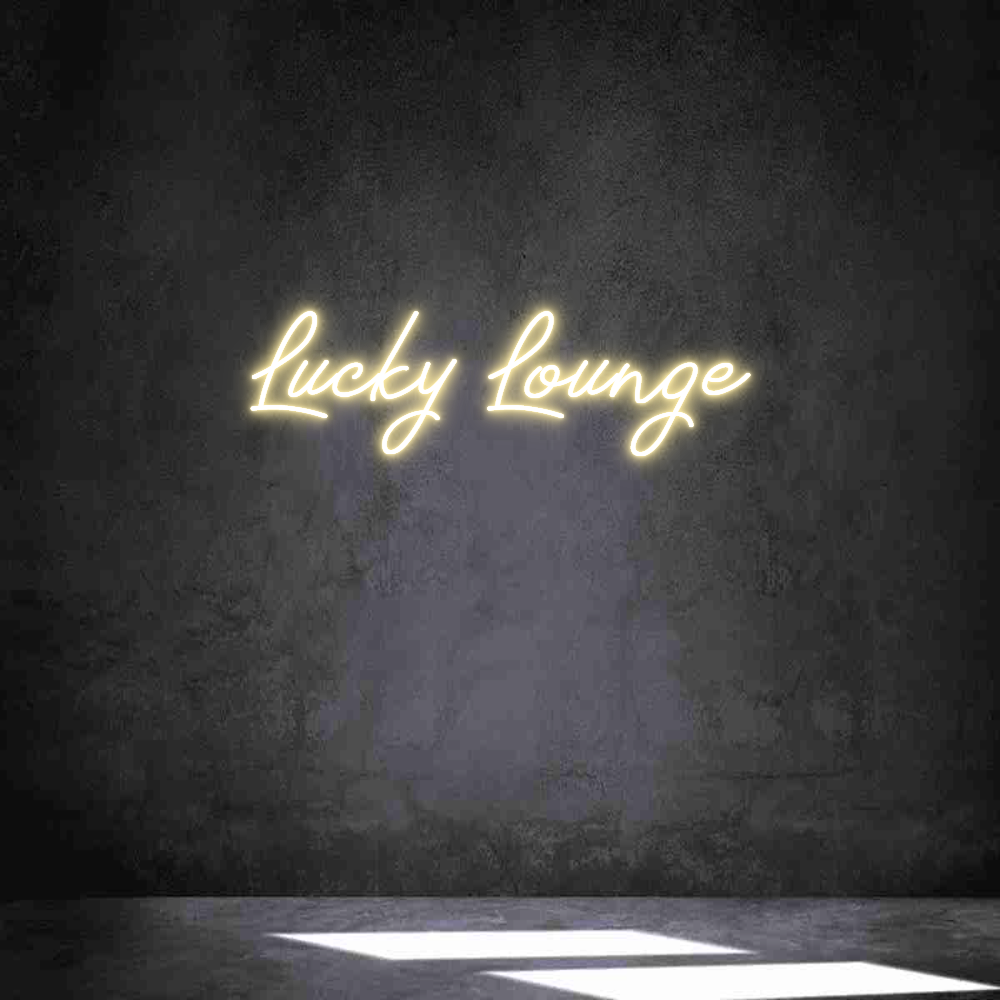 Anpassad neon: Lucky Lounge