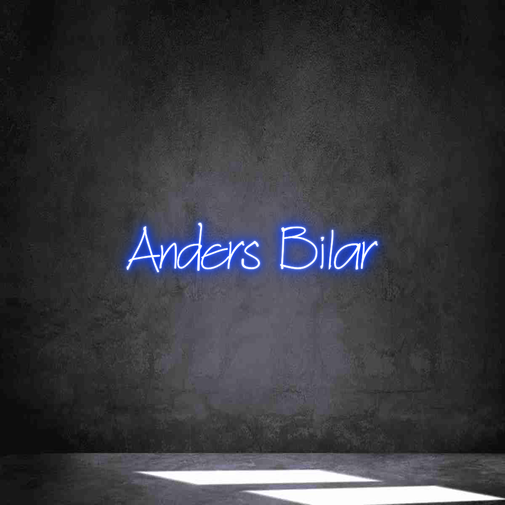 Anpassad neon: Anders Bilar