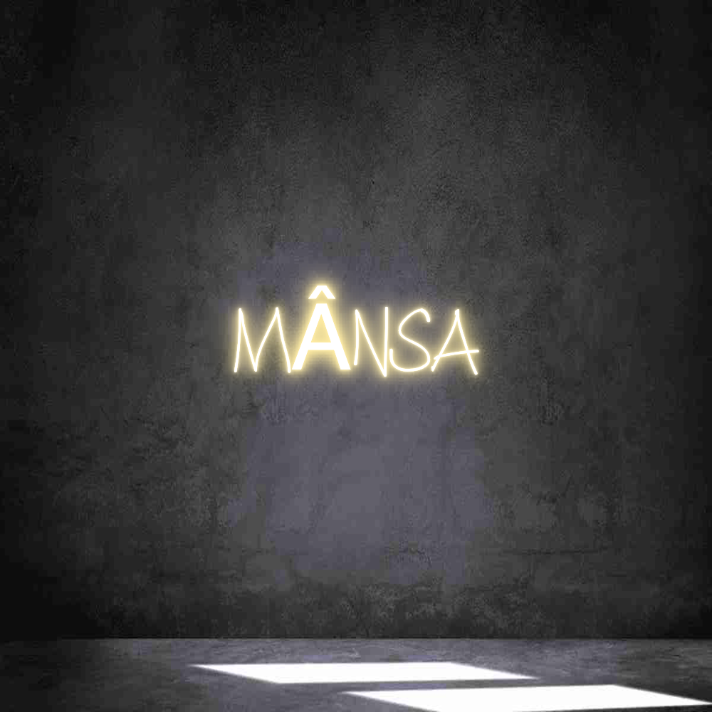 Anpassad neon: MÂNSA