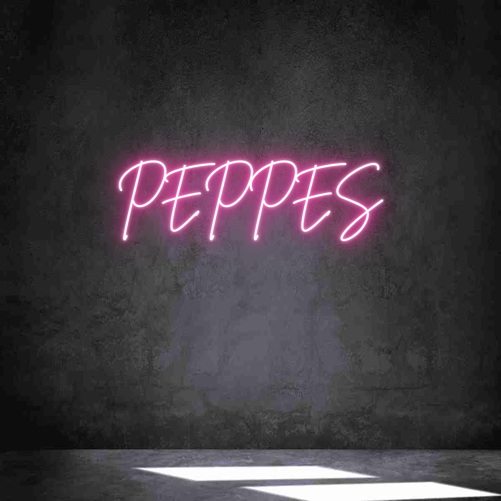 Anpassad neon: PEPPES