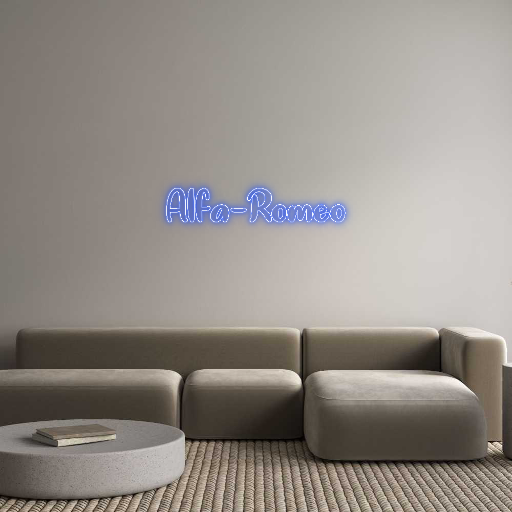 Anpassad neon: Alfa-Romeo