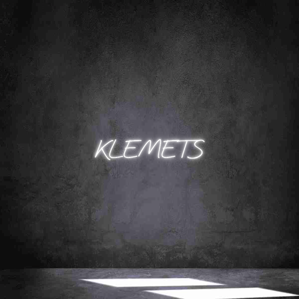 Anpassad neon: KLEMETS