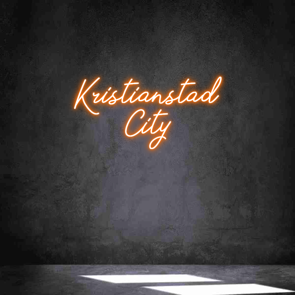 Anpassad neon: Kristianstad...