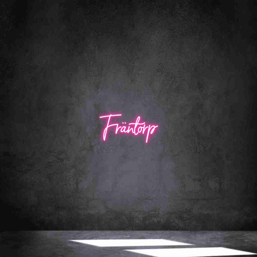 Anpassad neon: Fräntorp
