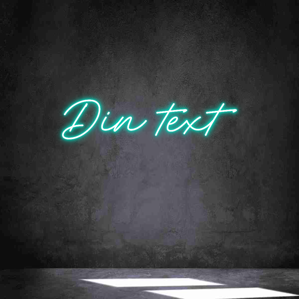 Anpassad neon: Din text