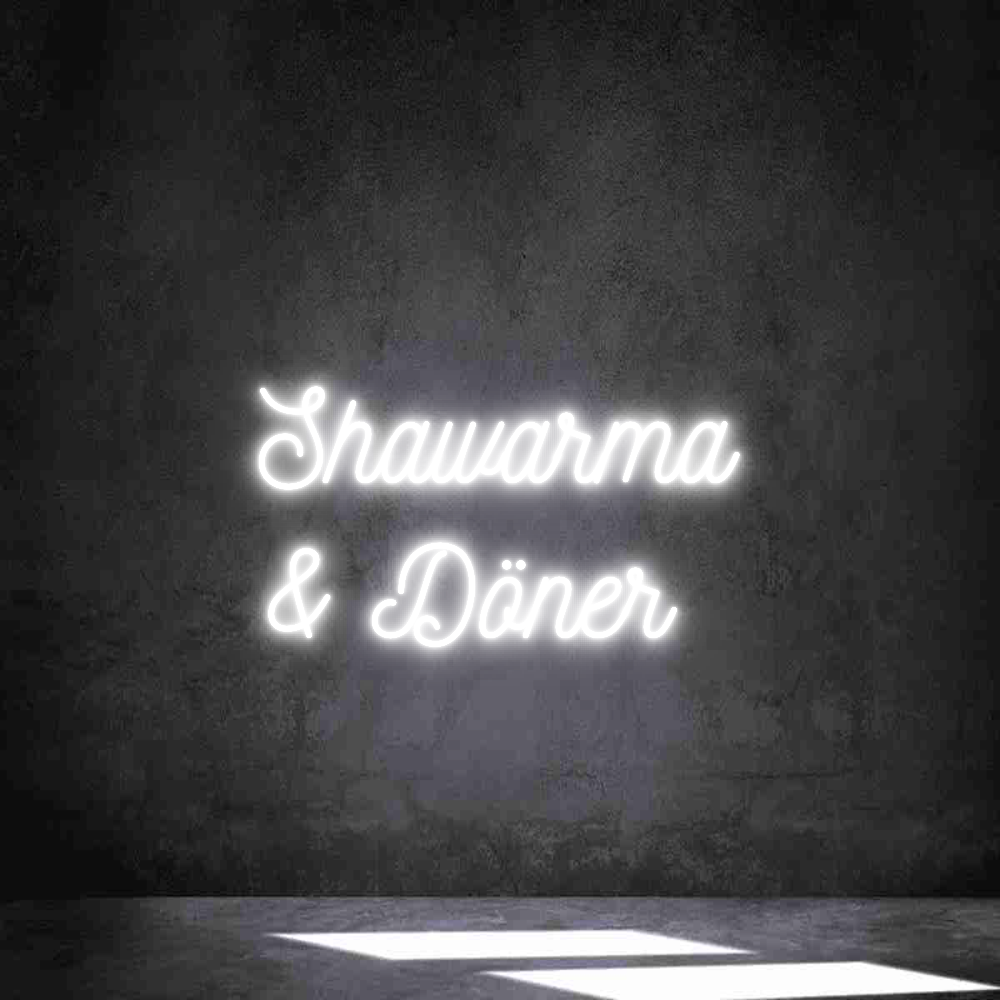 Anpassad neon: Shawarma 
& ...