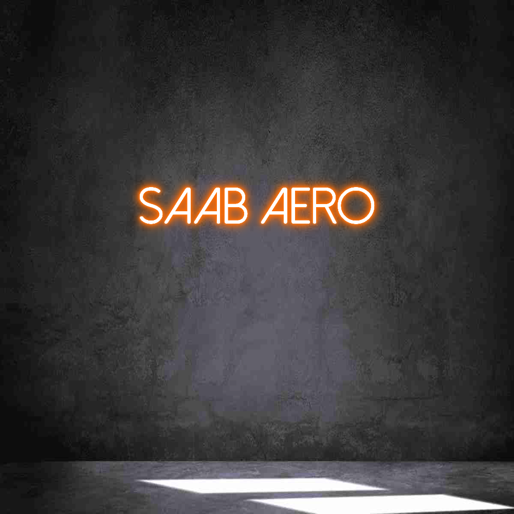 Anpassad neon: SAAB AERO