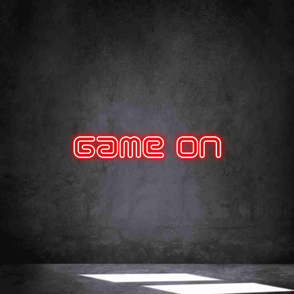 Anpassad neon: Game on