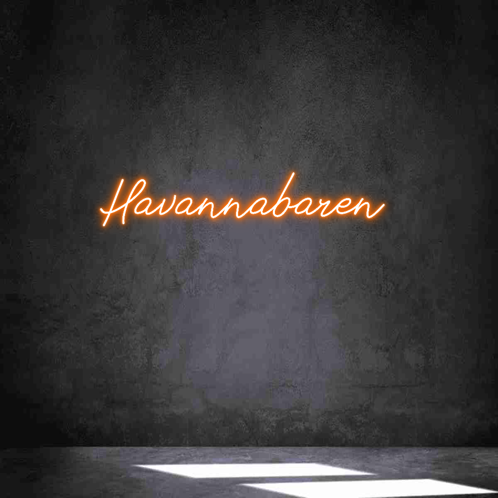 Anpassad neon: Havannabaren