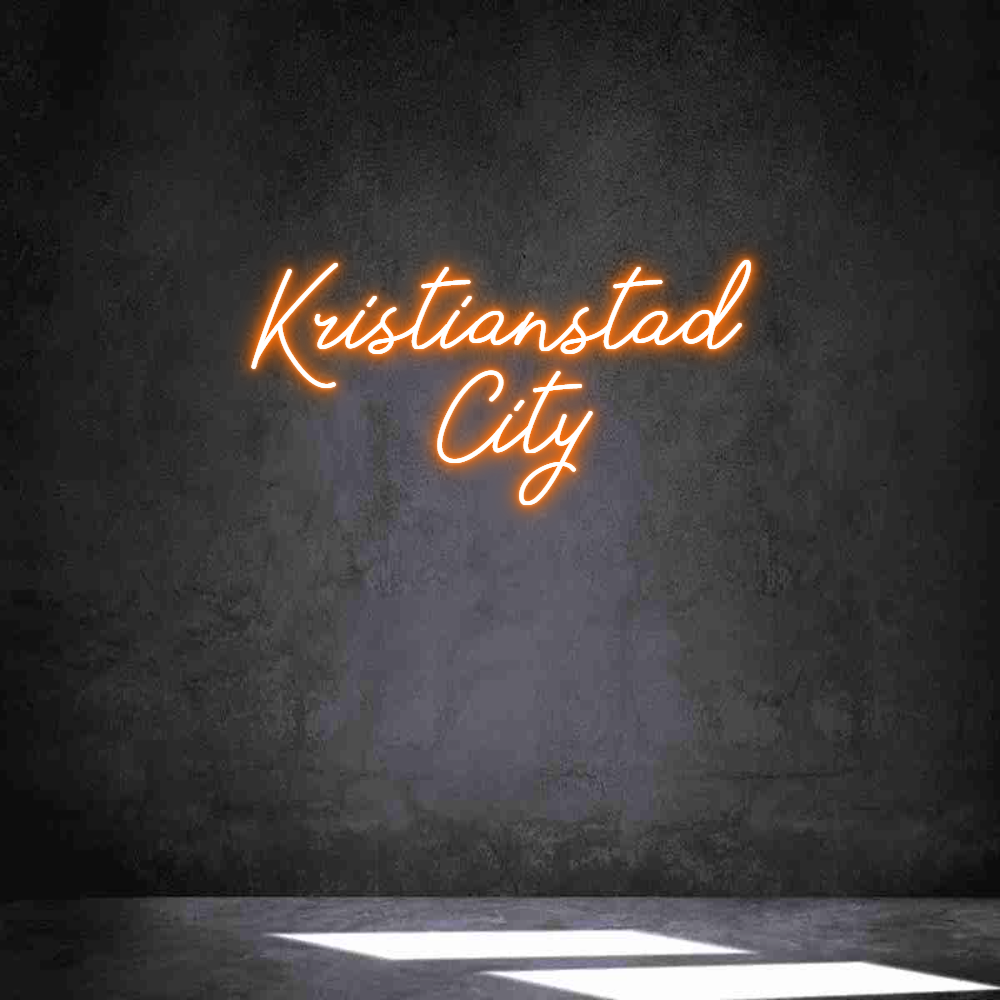 Anpassad neon: Kristianstad ...