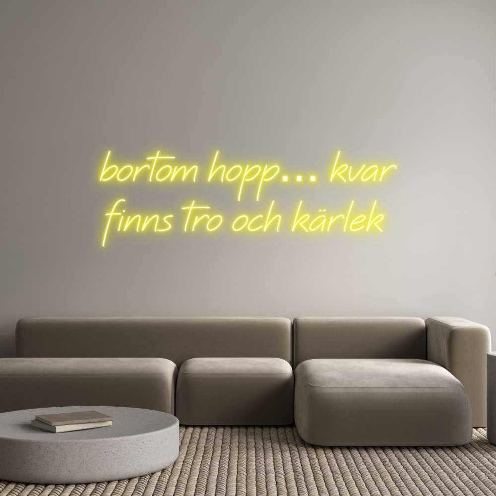 Anpassad neon: bortom hopp… ...