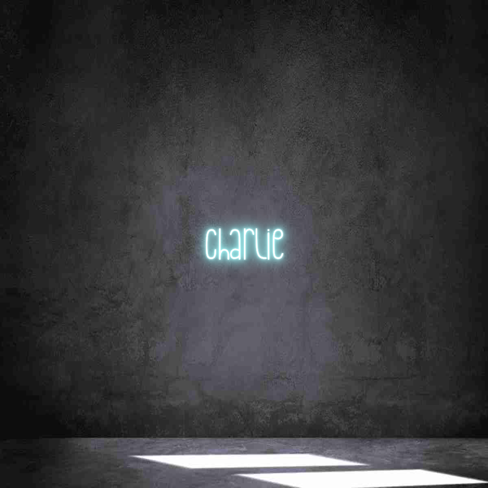 Anpassad neon: Charlie
