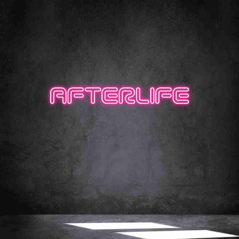 Anpassad neon: AFTERLIFE